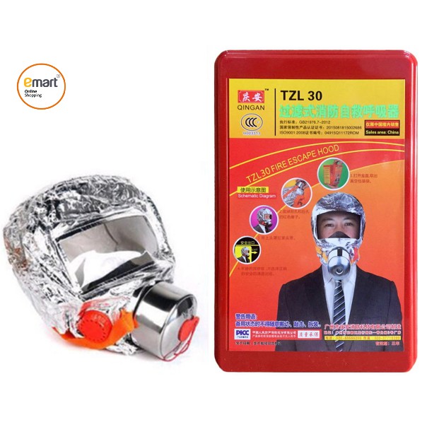 Mặt Nạ Phòng Cháy Khẩn Cấp TZL30, Hàng Nhập Khẩu, Đạt Chuẩn 3C