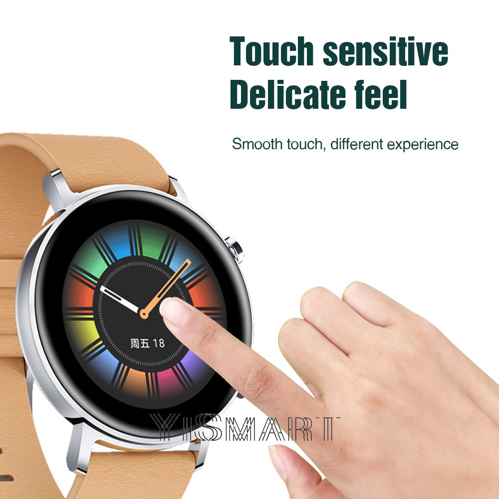 Miếng Dán Bảo Vệ Màn Hình Hình Tròn Gt2 5D Cho Huawei Watch GT 2 42MM