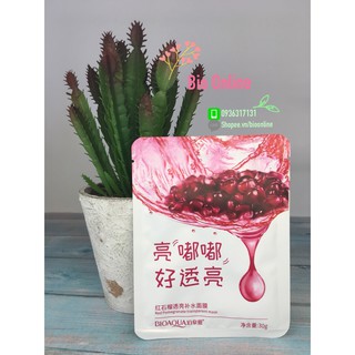 [BIOAQUA RED POMEGRANATE] Mặt nạ Lựu Đỏ - Mask nội địa Trung làm sáng da