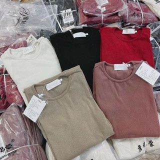 Váy body len tăm cổ tròn