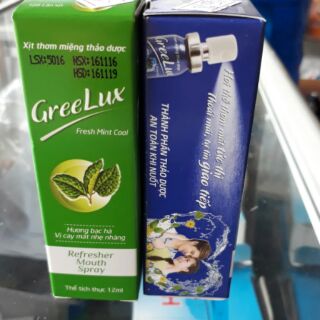 [GIÁ HỦY DIỆT] Xịt thơm miệng greelux