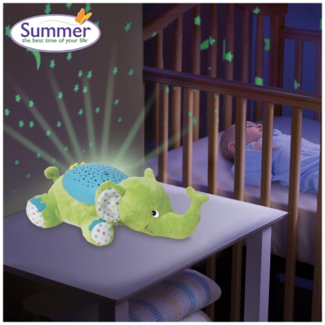 ĐÈN CHIẾU SAO RU NGỦ SUMMER (VOI CON-XANH)