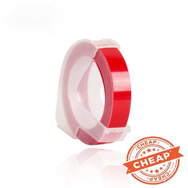 Cuộn băng dính Mfo 9mm 3d dập nổi dành cho máy in Dymo1610 Motex1540