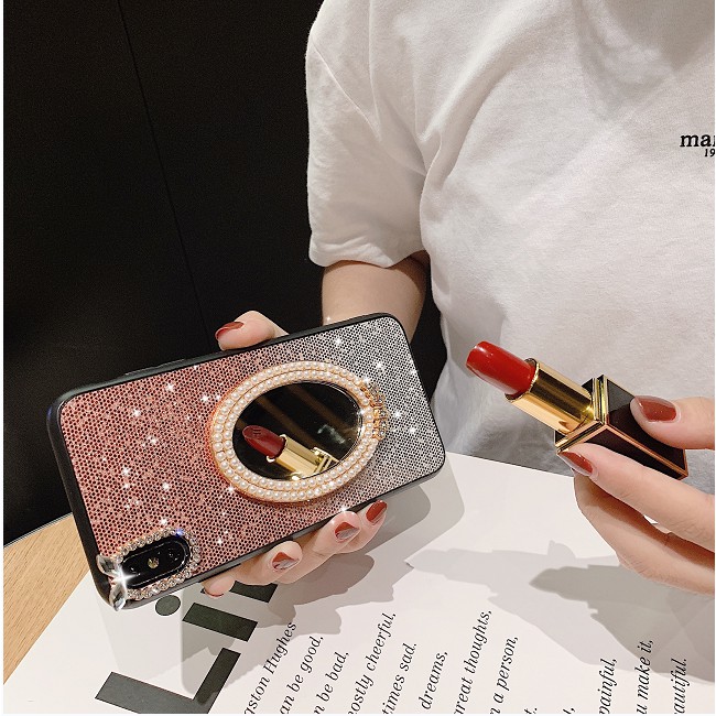 Ốp điện thoại tráng gương xinh xắn dùng cho SAMSUNG M20 M10 A30 A50 A6 A7 A8 A9 PLUS | BigBuy360 - bigbuy360.vn