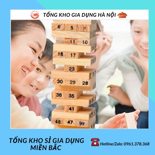 Bộ Trò Chơi Rút Gỗ 54 Thanh Wiss Toy Kèm Xúc Xắc , Bộ đồ chơi rút gỗ 54 thanh mini 0079843 Tổng Kho Sỉ Gia Dụng