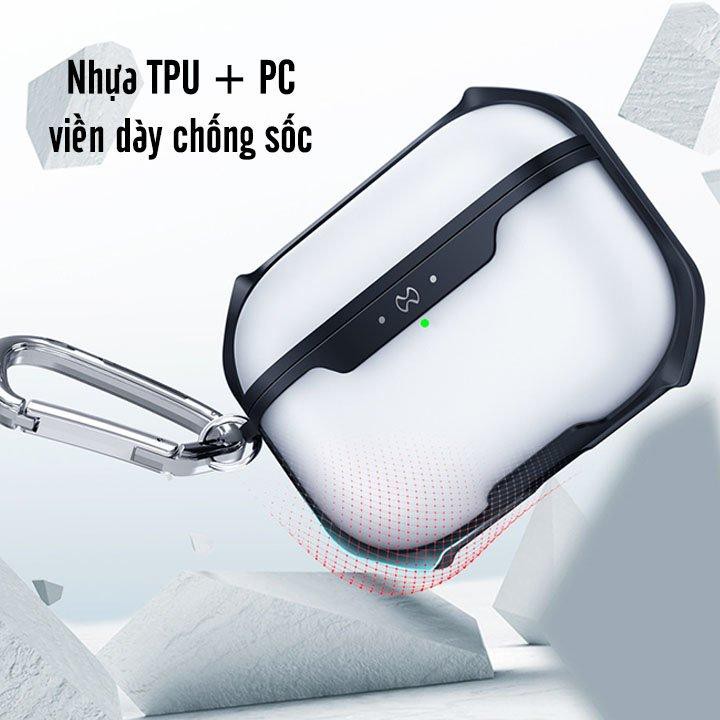 Bao case silicon chống sốc siêu mỏng cho tai nghe Apple Airpods Pro hiệu XUNDD Drop Resistant - Hàng chính hãng