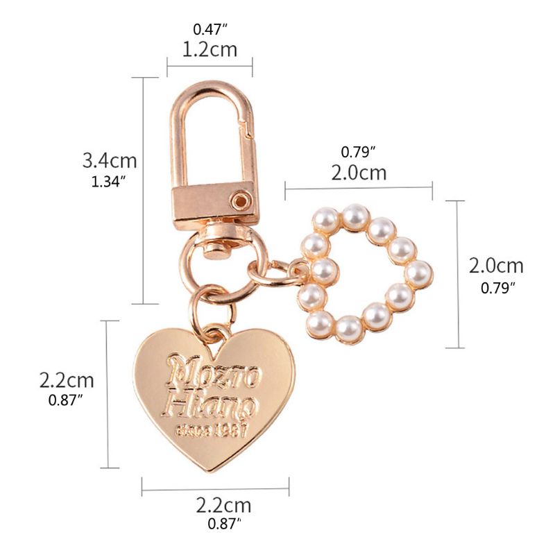 Set 4 Móc Khóa Vỏ Sò / Vỏ Sò / Chữ Love Bằng Kim Loại Màu Vàng Tinh Tế Cho Nữ