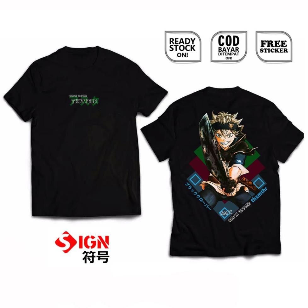 Áo Thun In Hình Anime Black Clover Asta Yami Sukehiro Thời Trang Nam Giá TỐT
