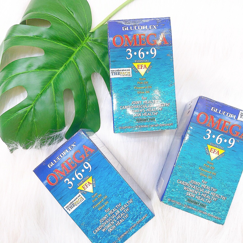 Glucoflex Omega 369 (woman) Hỗ Trợ Các Khớp Khỏe Mạnh Và Sức Khỏe Tim Mạch