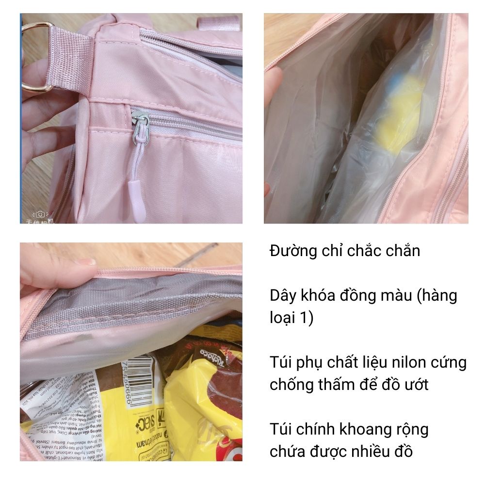 (HÀNG ĐẸP) Túi du lịch nam - nữ size to, xách hoặc đeo chéo, chống thấm, có ngăn để giầy