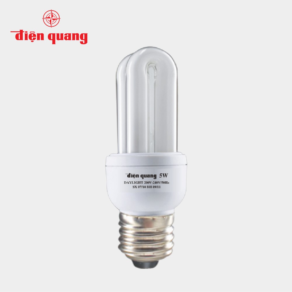 Đèn Compact CSN Điện Quang ĐQ-CFL-2U-T4-5W-E27