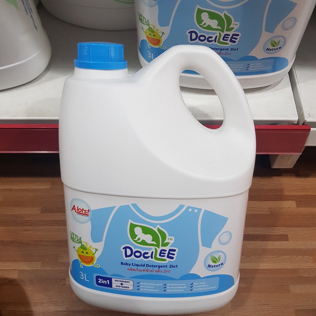 Nước giặt xả Docilee 2in1 cho bé 3000ml Thái Lan