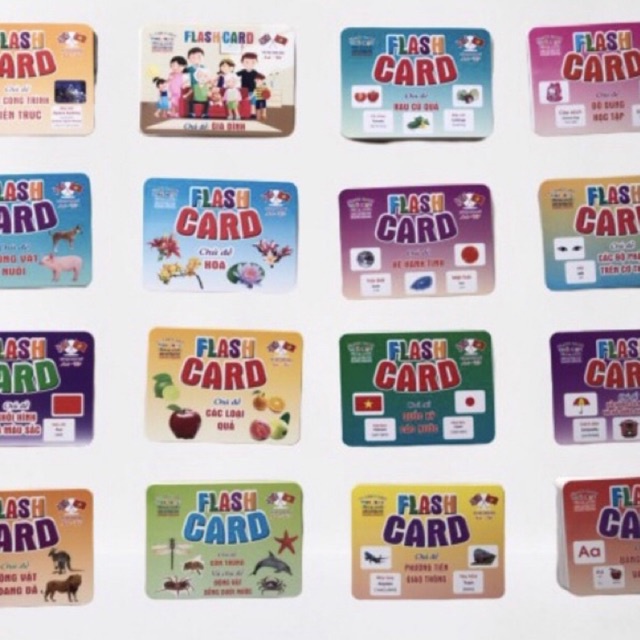 Bộ Thẻ Học Thông Minh Cho Bé Chuẩn Glenn Doman Flashcard Thẻ Học Thông Minh 16, 18 Chủ Đề Song Ngữ Cho Bé…
