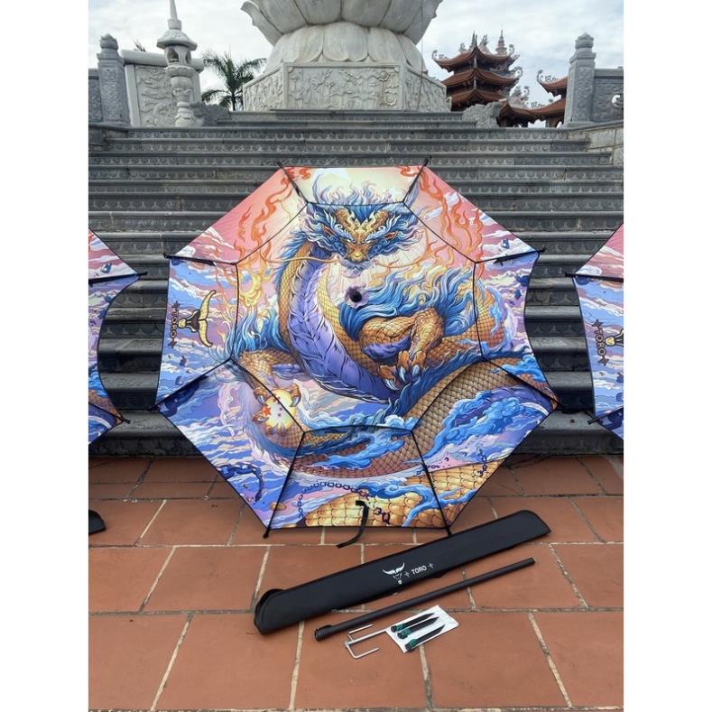 Ô linh thú Long Vương, Ô Câu Cá, Ô Dù Che Nắng Mưa Toro, Ô dù che nắng câu cá cao cấp