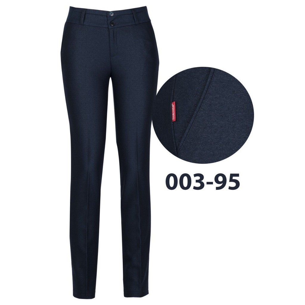 Quần tây Thái Hòa 003-95 size L ống túm màu xanh đen