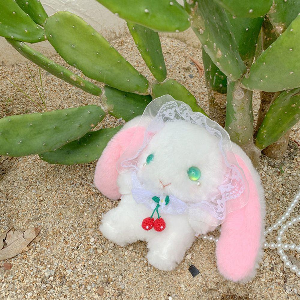 Túi đeo chéo MMULCK thiết kế chú thỏ hoạt hình nhồi bông phong cách lolita Nhật Bản làm quà tặng