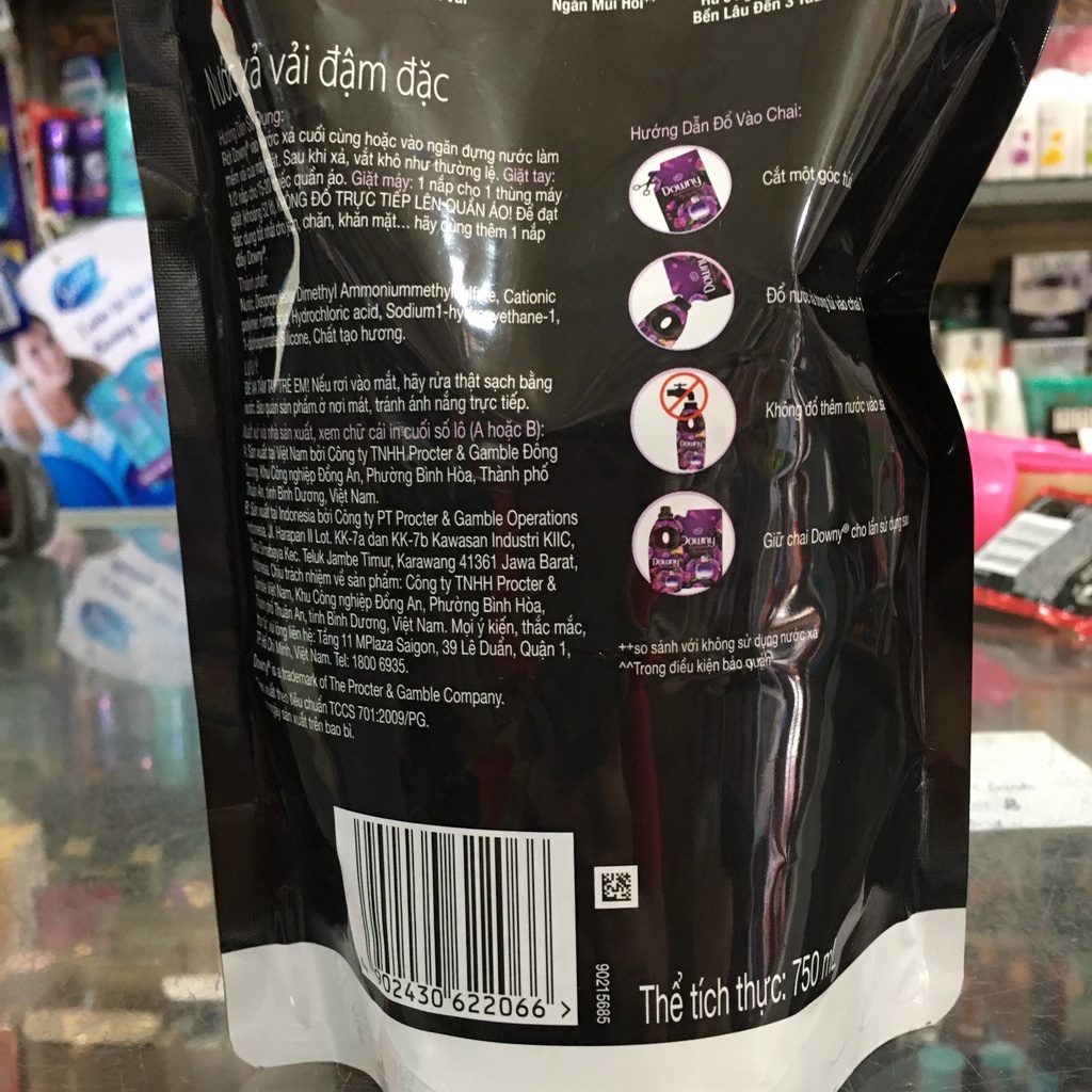 Nước xả vải Downy Huyền Bí 750ml