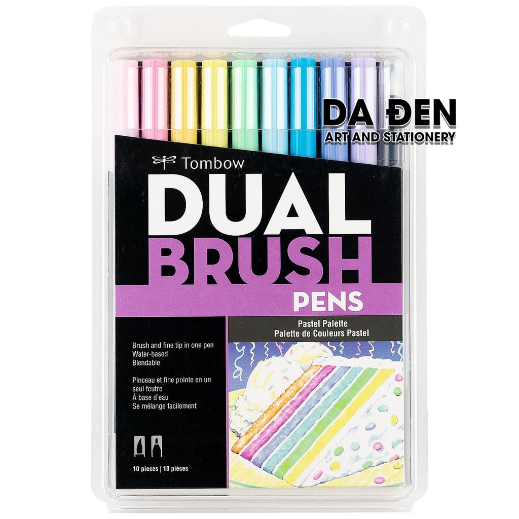 Bút Tombow Dual Brush Pen Set Pastel 6 
