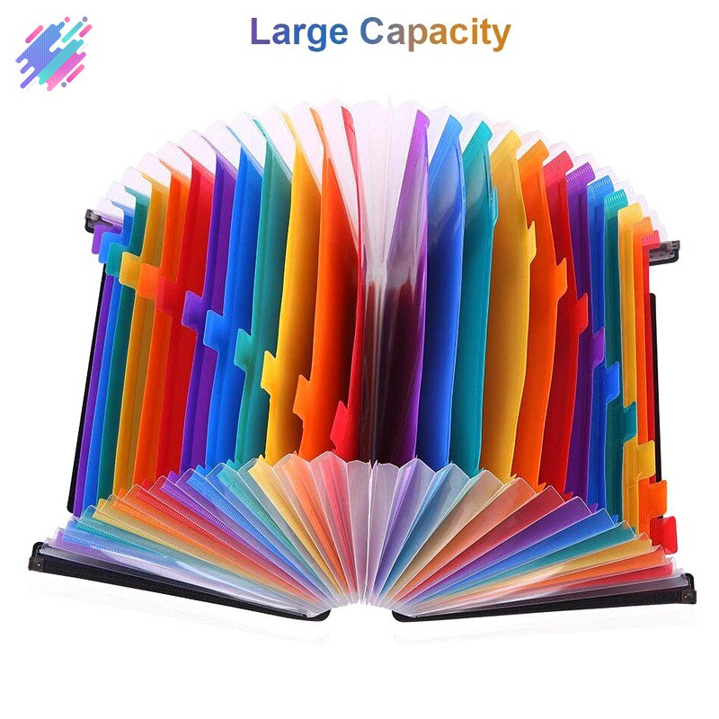 Túi đựng tài liệu khổ A4 13/24 ngăn có thể mở rộng tiện dụng