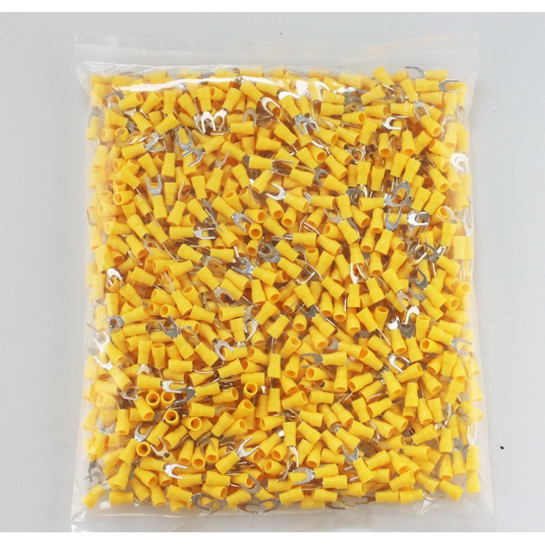 Đầu cos chỉa Y 1.25-3/1.25-4/2-3/2-4/2-5 đồng thau - Túi 1000 cái