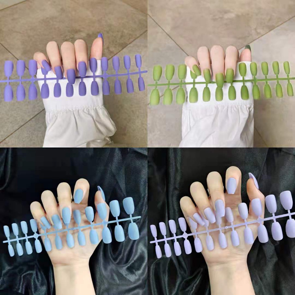 Set 24 Móng Tay Giả Trang Trí Cho Nữ