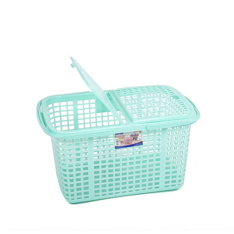 Giỏ nắp lớn Duy Tân ( 46 x 32 x 25 cm ) - Màu ngẫu nhiên