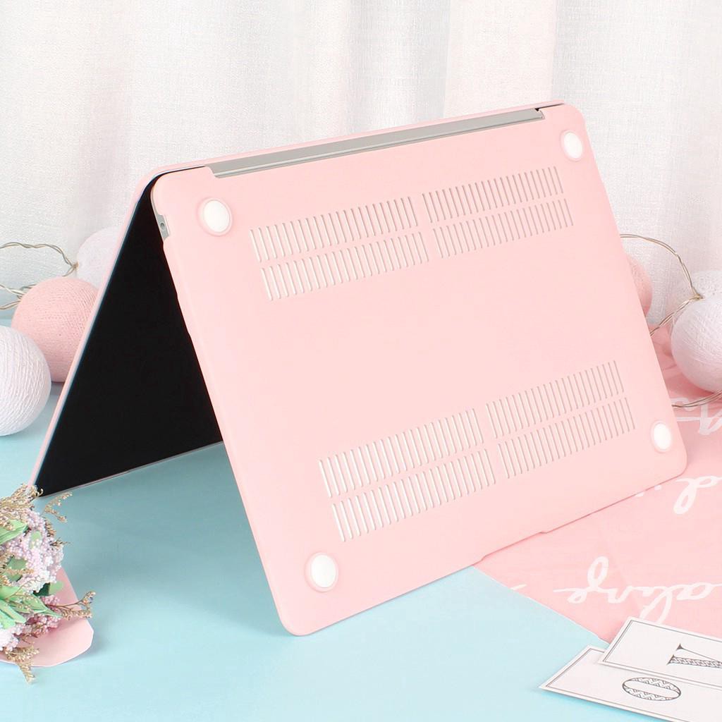 Case Macbook, Ốp Macbook Màu Hồng Pastel nhựa ABS cao cấp - Bảo vệ Macbook toàn diện