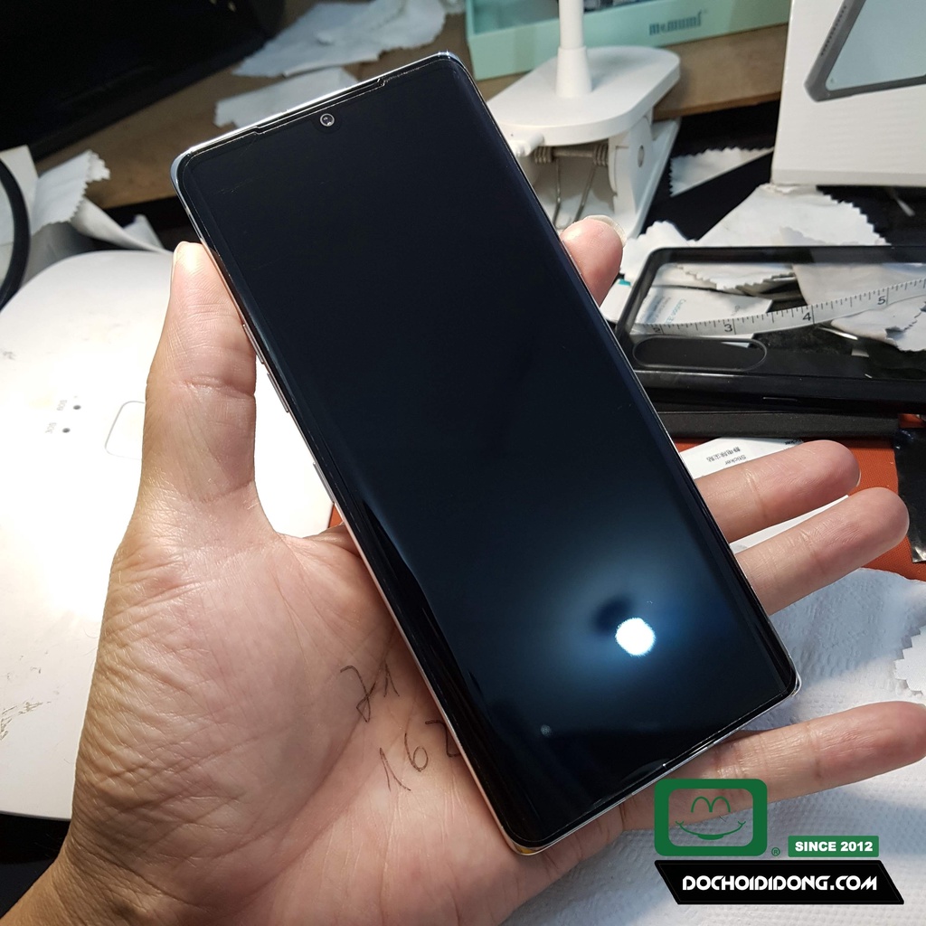 Miếng dán màn hình polime UV kháng khuẩn cao cấp dành cho LG Velvet ( LG G9 )