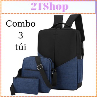 Balo đi học cao cấp thời trang Hàn Quốc cá tính set 3 món tại 2tshop.official - BC101