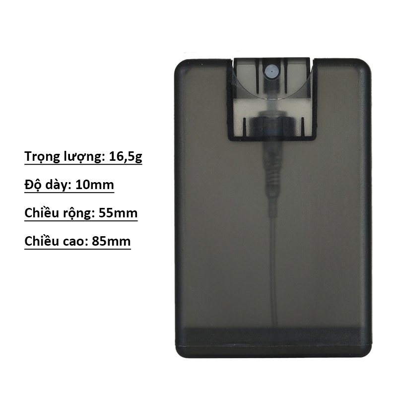 Bình xịt rỗng dễ dàng mang theo đi du lịch 20ml