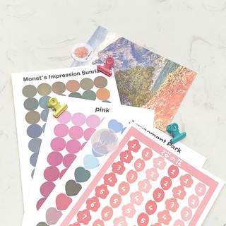 Sticker dễ thương chấm tròn nhiều mẫu