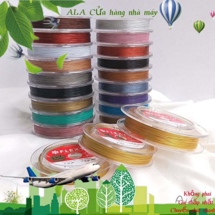 💖Đồ trang sức DIY💖Dây sợi chỉ thép lụa dùng làm bông tai dây chuyền