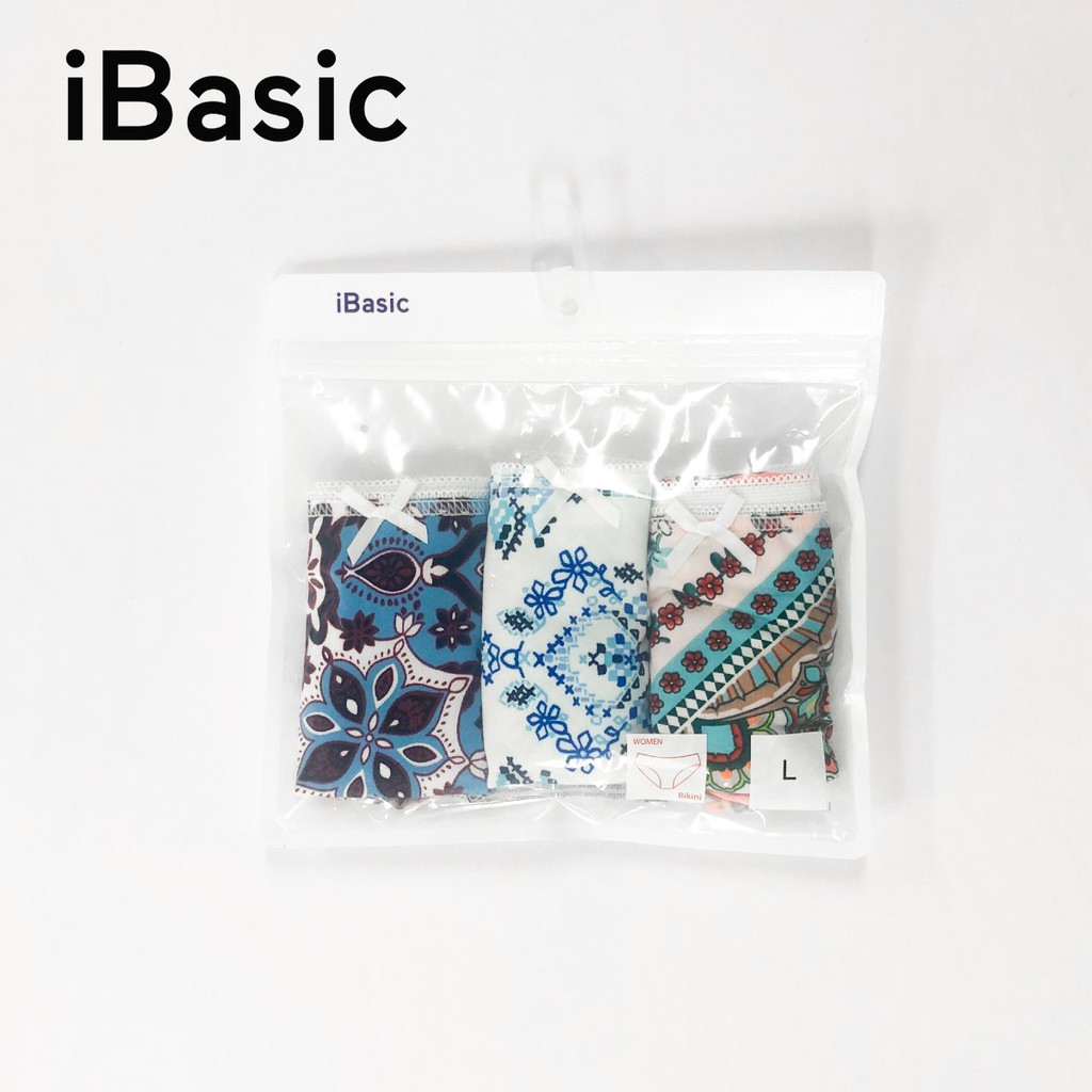 [Mã FAMALLT5 giảm 15% đơn 150k] Set 3 quần lót nữ bikini thun lạnh iBasic PANW006