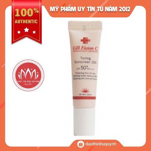 Kem chống nắng CELL FUSION C TONING SUNCREEN 10ml