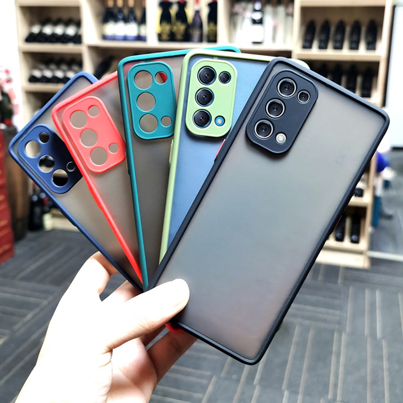 Ốp Điện Thoại Nhám Màu Kẹo Bảo Vệ Camera Cho Xiaomi Mi 11T Poco M4 X4 Pro Redmi Note 11 11S 5G 10 10C