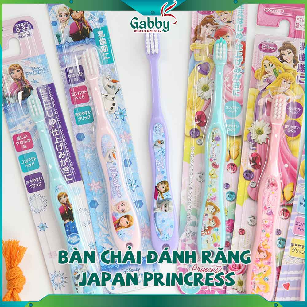 BÀN CHẢI ĐÁNH RĂNG JAPAN PRINCRESS (CHO BÉ TỪ 3 - 9 TUỔI)