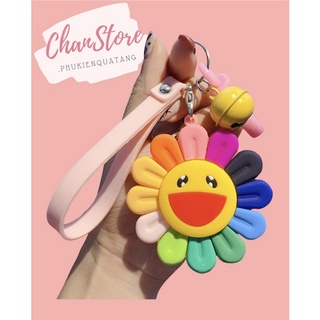 Móc khoá HOA MẶT CƯỜI cao cấp siêu dễ thương