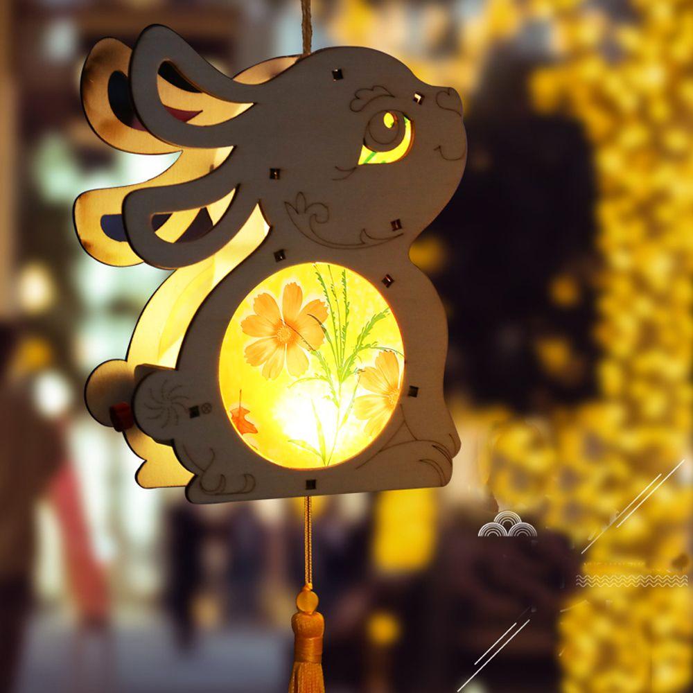 YIYU Lồng Đèn Thủ Công Họa Tiết Hoạt Hình Phong Cách Trung Hoa Cổ Điển