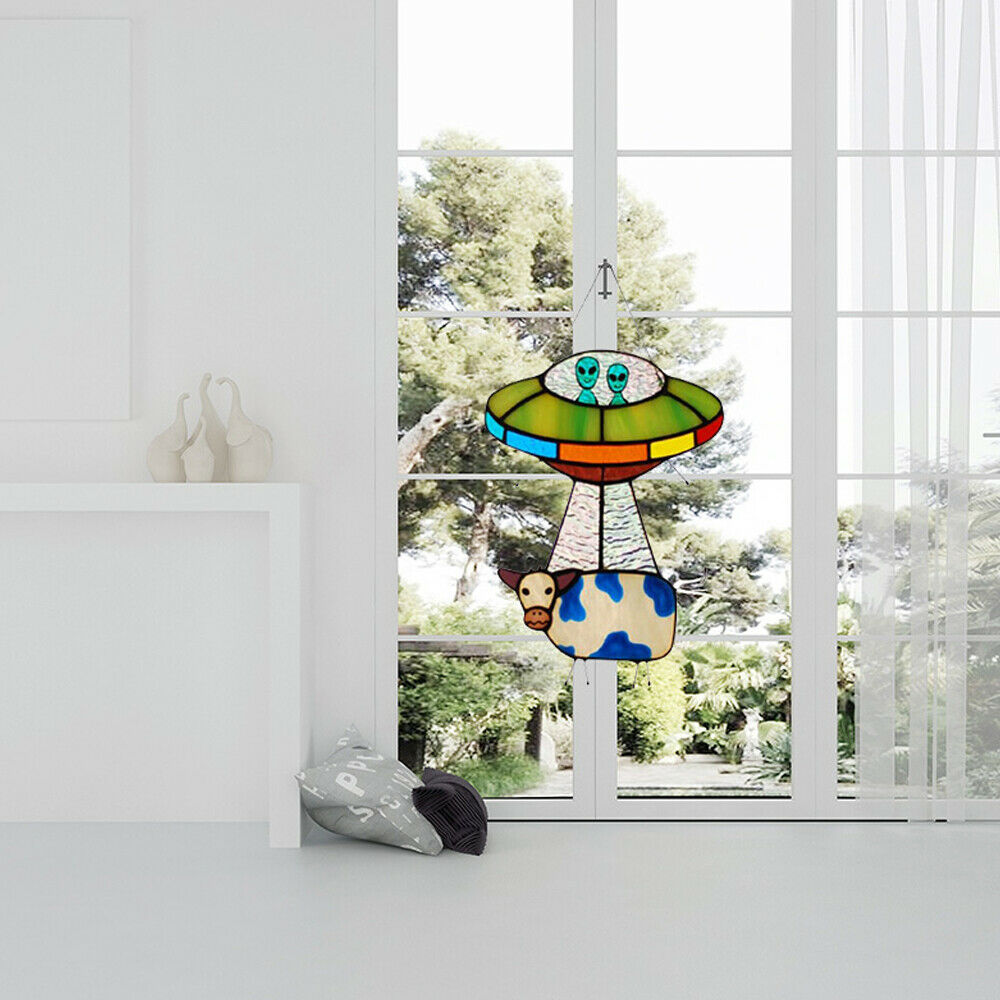 Phụ Kiện Treo Trang Trí Sân Vườn Hình Đĩa Bay Ufo Độc Đáo