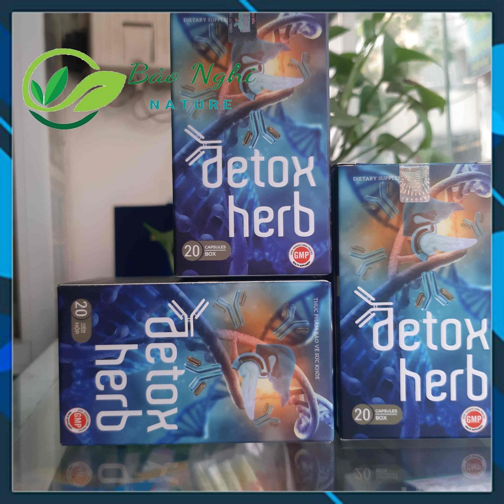 [COMBO 3 HỘP] Viên Uống DETOXHERB - Diệt Ký Sinh Trùng - Nâng Cao Đề Kháng - Chính Hãng Hộp 20 Viên | BigBuy360 - bigbuy360.vn