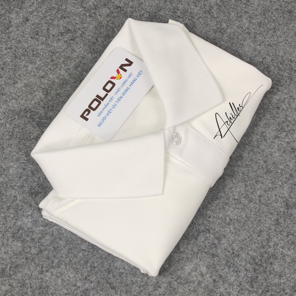 Áo polo nam cổ bẻ Chiến Binh Achilles  - vải cá sấu, không xù lông, không ra màu, thấm hút mồ hôi, hình in sắc nét | BigBuy360 - bigbuy360.vn