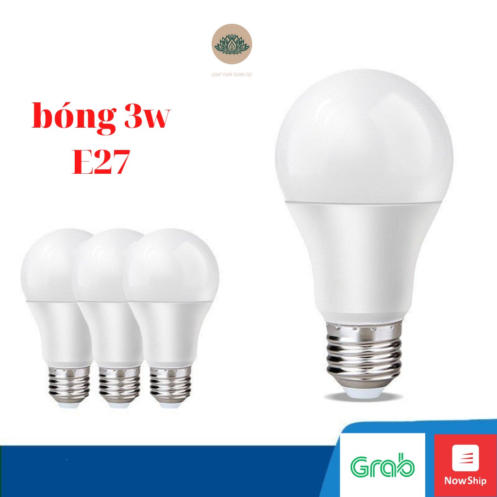 Bóng Đèn Led 3W Trắng/Vàng, Đèn Trang Trí Ngoài Trời Chống Nước