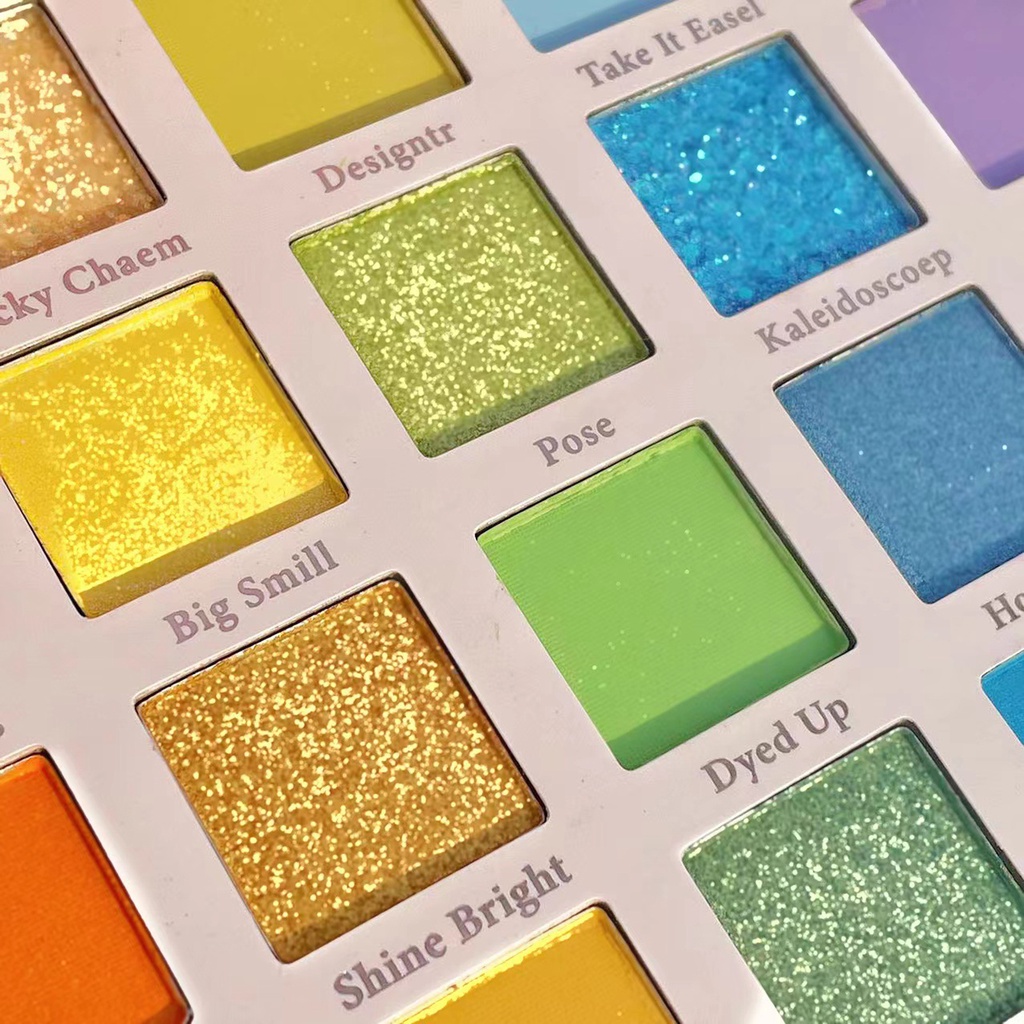 Bảng Phấn Mắt Haiotwo 30 Màu Cầu Vồng 3D Trang Điểm Sân Khấu Cho Nữ