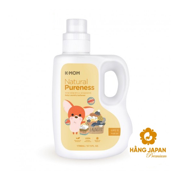 Nước giặt - xả quần áo sơ sinh Kmom Hàn Quốc
