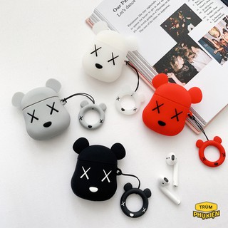 ☘️ Case Airpods ☘️ Vỏ bao airpod 1/2 đựng tai nghe không dây ... sang chảnh GẤU PHÁ PHÁCH