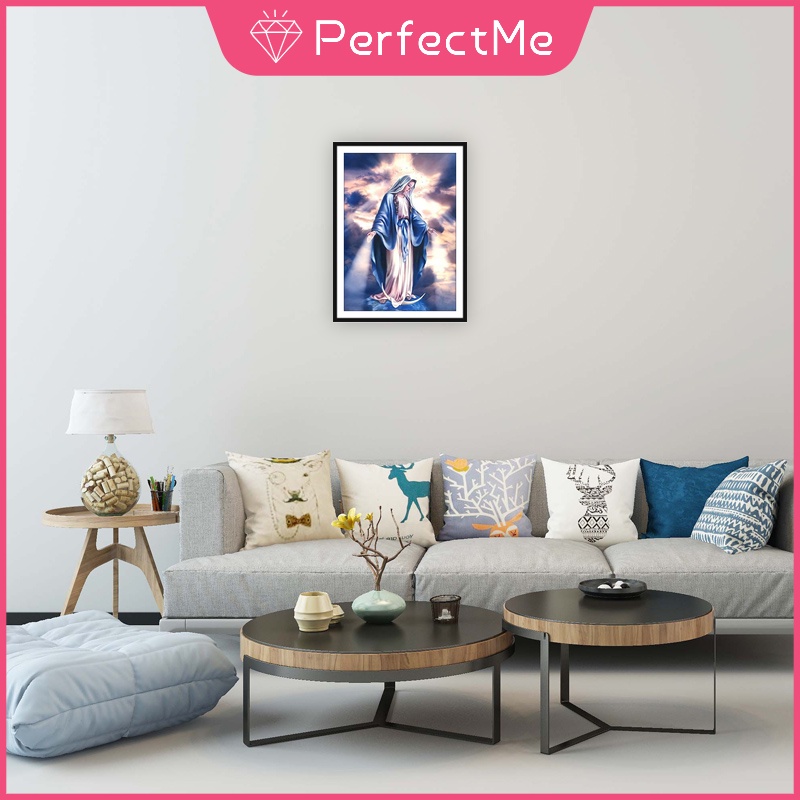 Bộ tranh đính đá 5D tự làm kích thước 30X40CM họa tiết Mosaic dùng để trang trí nhà