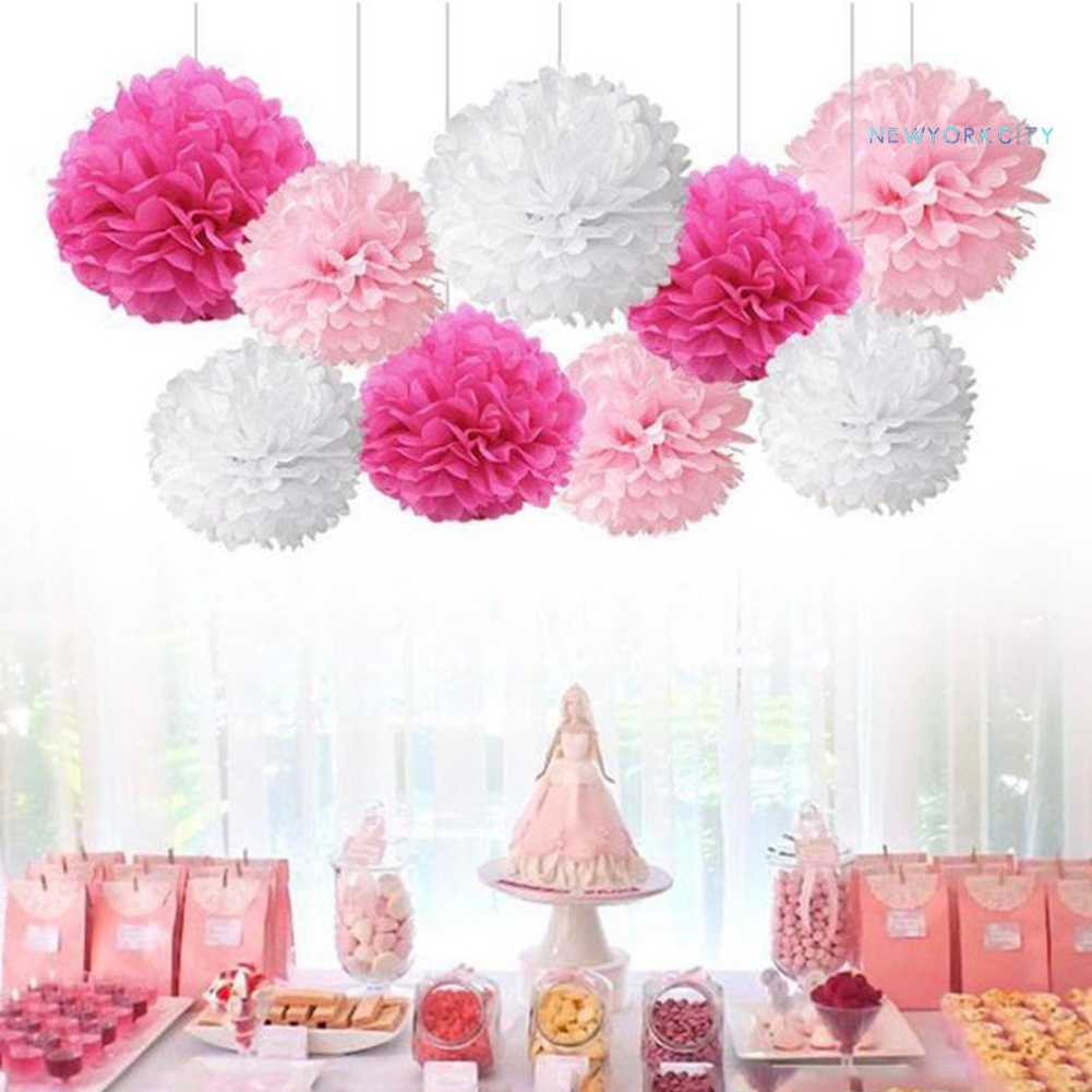 Set 9 Hoa Giấy Trang Trí Tiệc Halloween/Halloween