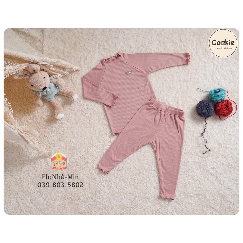 Bộ rời dài tay cuốn bèo Cookie