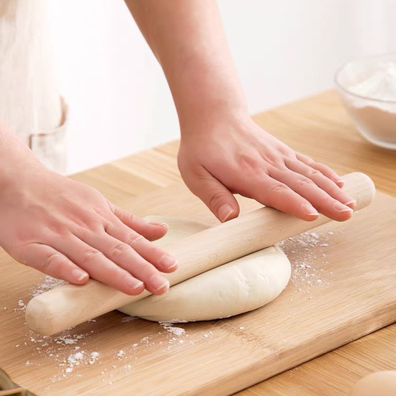 Cây Lăn Bột, Cây Cán Bột Bánh Bằng Gỗ KHO GIA DỤNG HOÀNG ANH