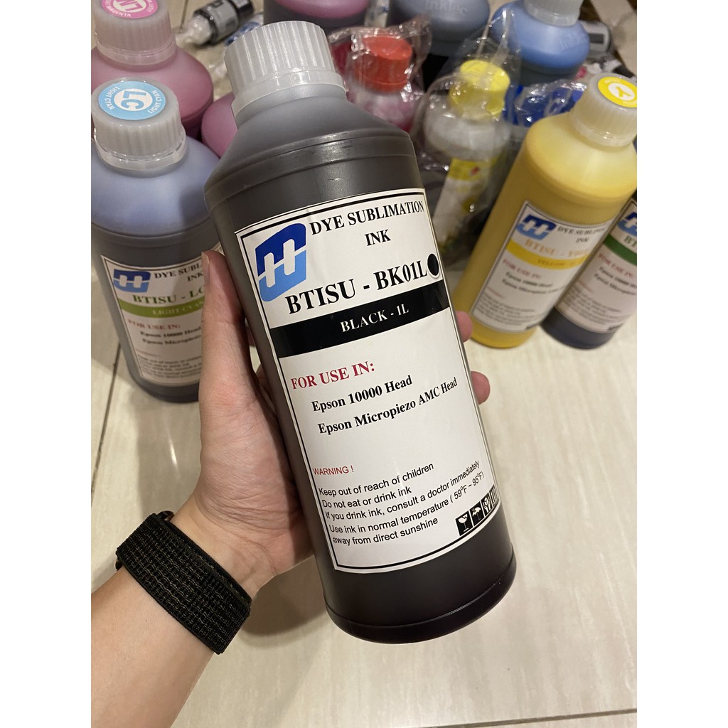 Bộ Mực Chuyển Nhiệt Ep.son 6 màu | 1 lít | Hoàng Minh Office